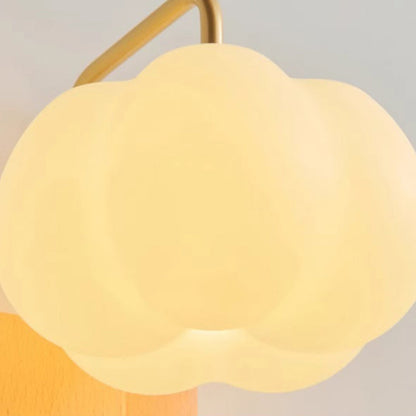 Square Base Iron Plastic Shade 1-Light Wall Sconce Lamp