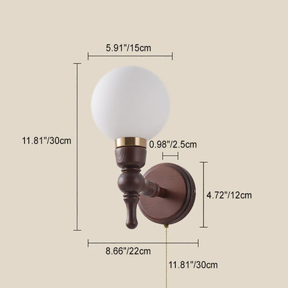 French Iron Frame Fabric Shade 1-Light Wall Sconce Lamp