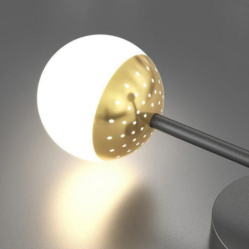 Orb Astronaut Iron Resin Acrylic LED Wall Sconce Lamp