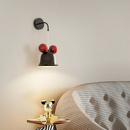 Creative Round Bell Shape Iron 1-Light Wall Sconce Lamp