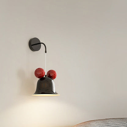 Creative Round Bell Shape Iron 1-Light Wall Sconce Lamp