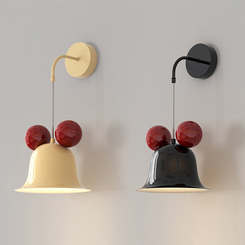 Creative Round Bell Shape Iron 1-Light Wall Sconce Lamp