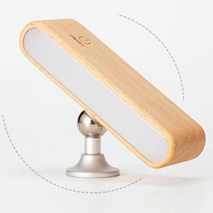 Minimalist Magnetic Rectangular Wood LED Wall Sconce Lamp