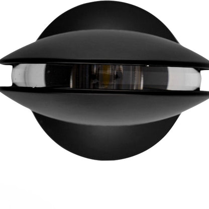 Simplicity Round Oval Aluminum Acrylic LED Wall Sconce Lamp