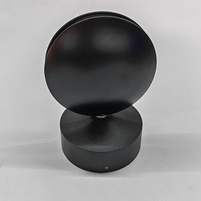 Simplicity Round Oval Aluminum Acrylic LED Wall Sconce Lamp