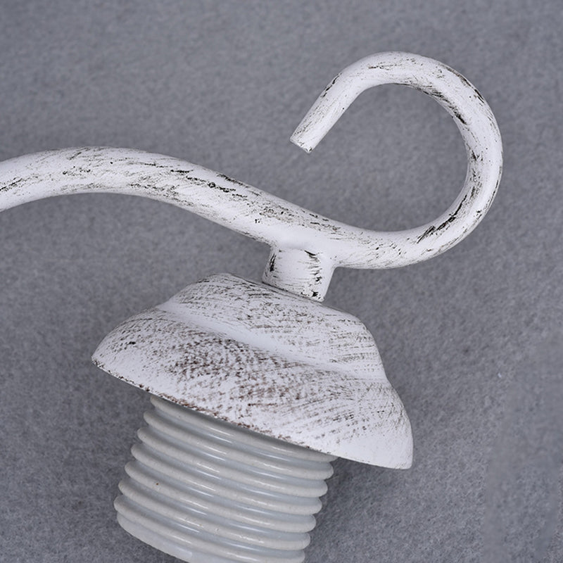 Round Cone Iron Ceramic 1-Light Wall Sconce Lamp