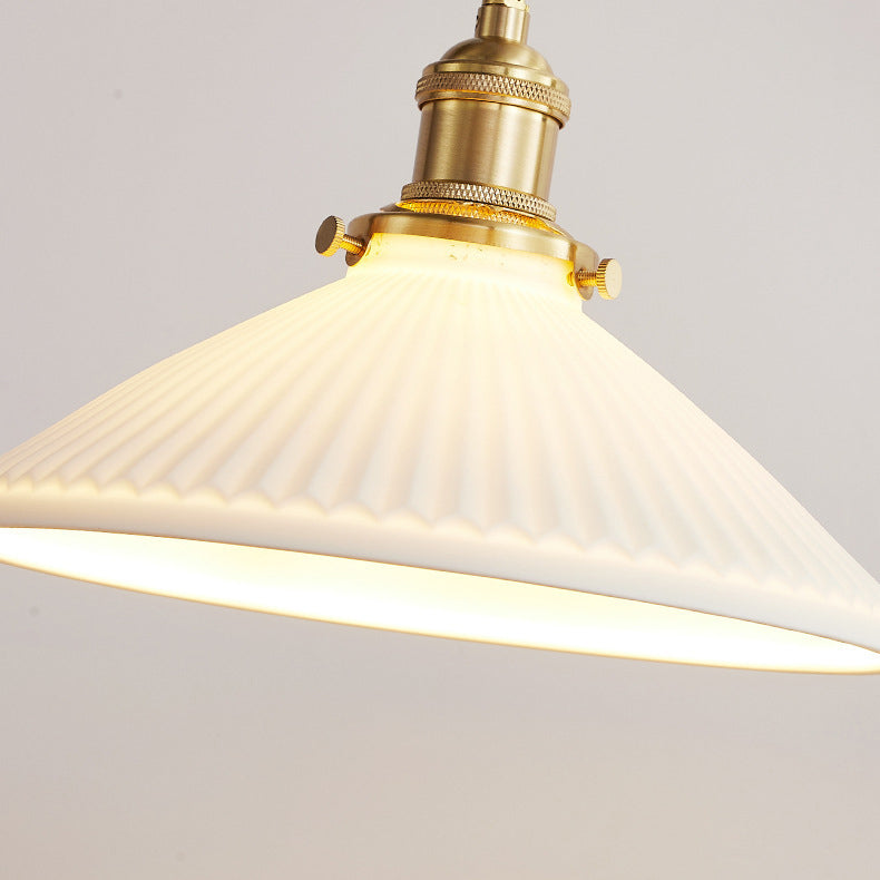 Retractable Iron Wood Glass 1-Light Wall Sconce Lamp