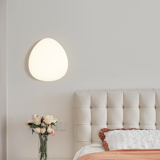 Water Drop Shape Iron PE Plastic LED Wall Sconce Lamp
