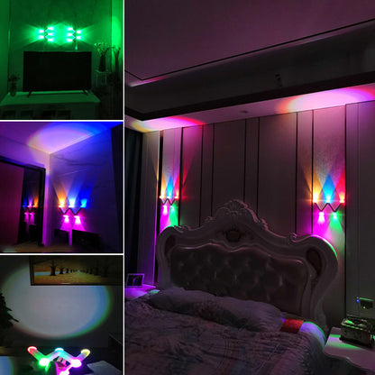 Minimalist Line W Shape ABS Acrylic LED Wall Sconce Lamp