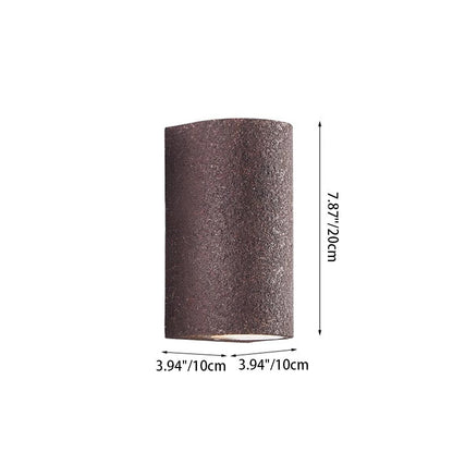 Modern Minimalist Cylinder Composite LED Wall Sconce Lamp