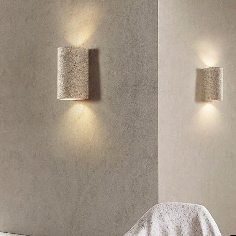 Modern Minimalist Cylinder Composite LED Wall Sconce Lamp