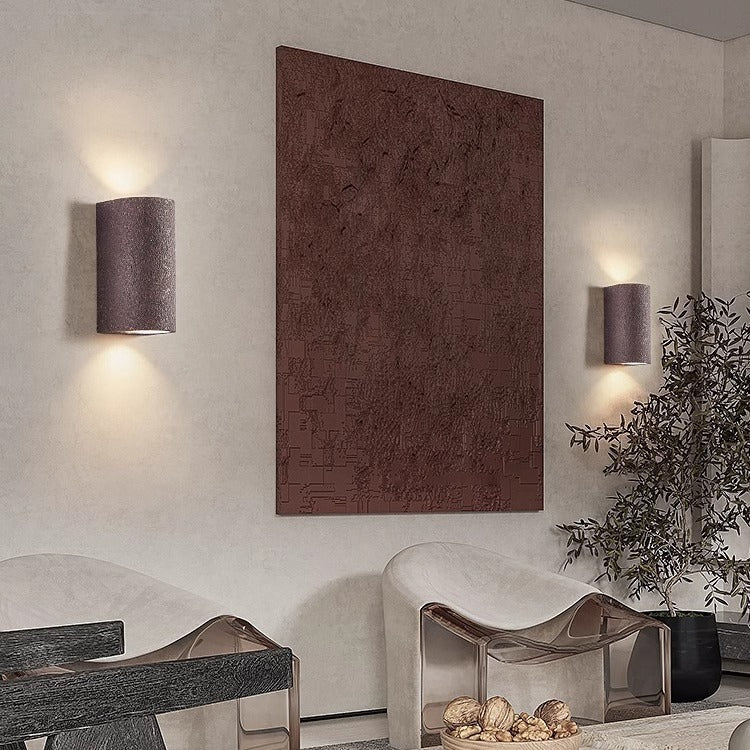 Modern Minimalist Cylinder Composite LED Wall Sconce Lamp
