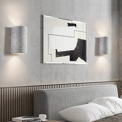 Modern Minimalist Cylinder Composite LED Wall Sconce Lamp