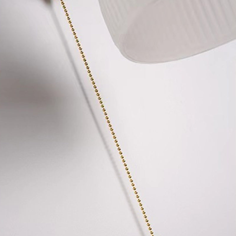 Round Trapezoidal Copper Ceramic 1-Light Wall Sconce Lamp