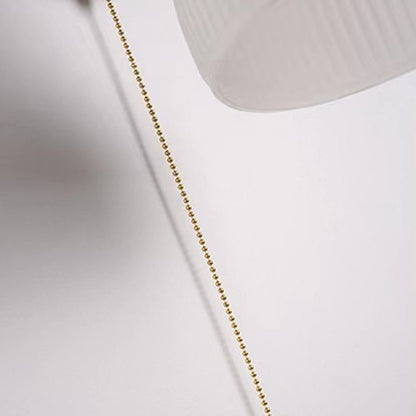 Round Trapezoidal Copper Ceramic 1-Light Wall Sconce Lamp