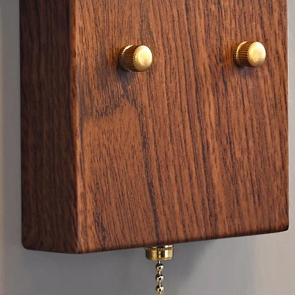Round Trapezoidal Copper Ceramic 1-Light Wall Sconce Lamp