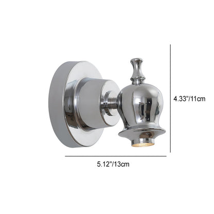 Creative Round Faucet Iron 1-Light Wall Sconce Lamp