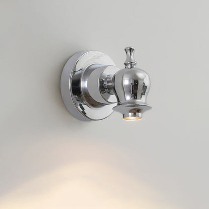 Creative Round Faucet Iron 1-Light Wall Sconce Lamp
