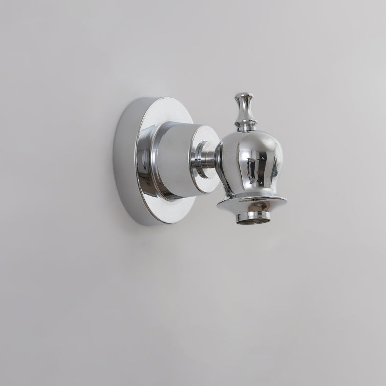 Creative Round Faucet Iron 1-Light Wall Sconce Lamp