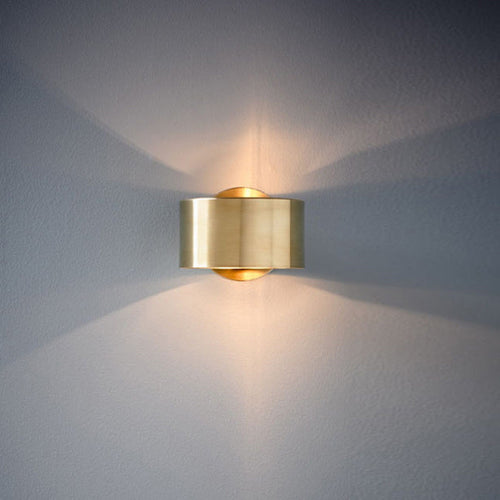 Minimalist Round Circle Iron 1-Light Wall Sconce Lamp