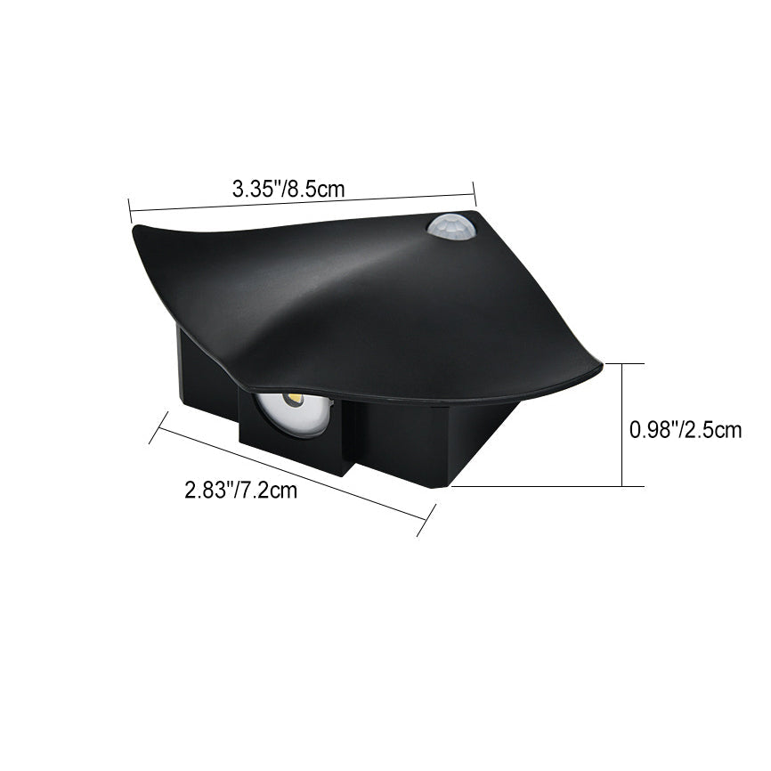Sensor Diamond Devilfish Shape Acrylic LED Wall Sconce Lamp