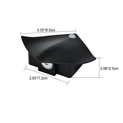 Sensor Diamond Devilfish Shape Acrylic LED Wall Sconce Lamp