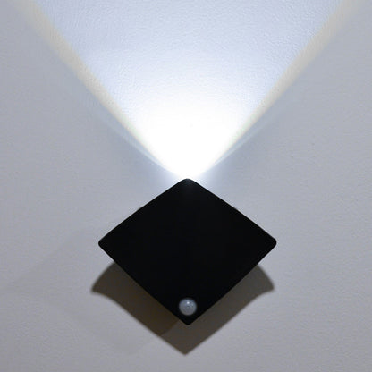Sensor Diamond Devilfish Shape Acrylic LED Wall Sconce Lamp