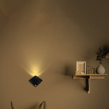 Sensor Diamond Devilfish Shape Acrylic LED Wall Sconce Lamp