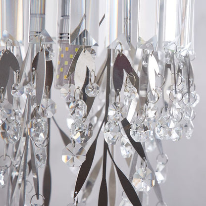 Curved Shade Stainless Steel Frame 1-Light Wall Sconce Lamp