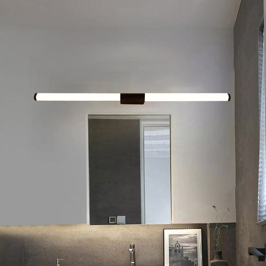 Cylindrical Acrylic Shade LED Vanity Lamp Wall Sconce Lamp