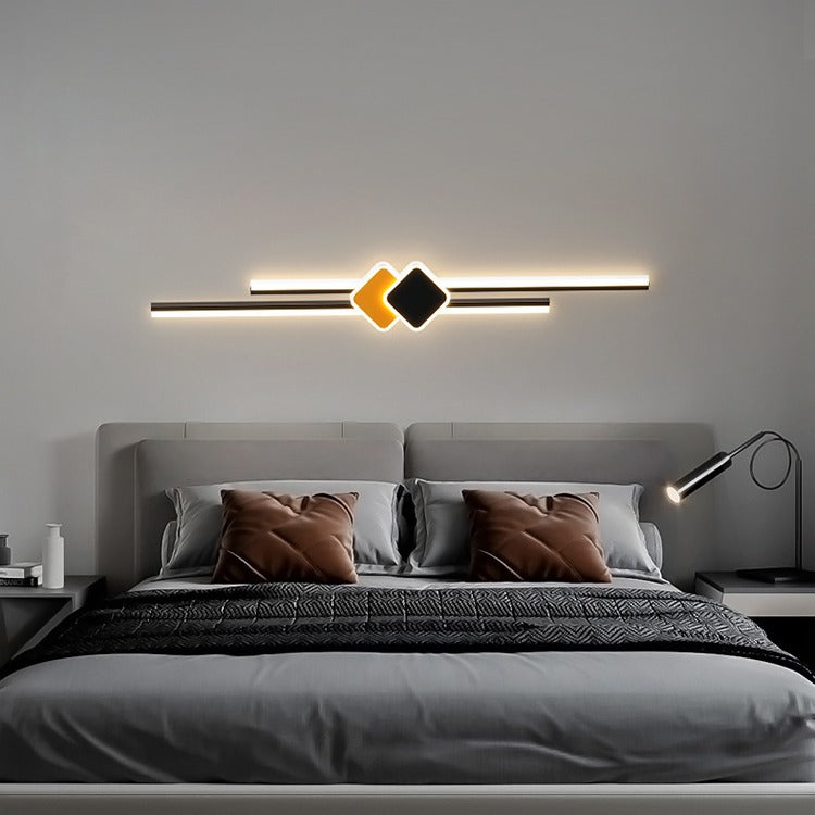 Strip Rectangle Hardware Acrylic LED Wall Sconce Lamp