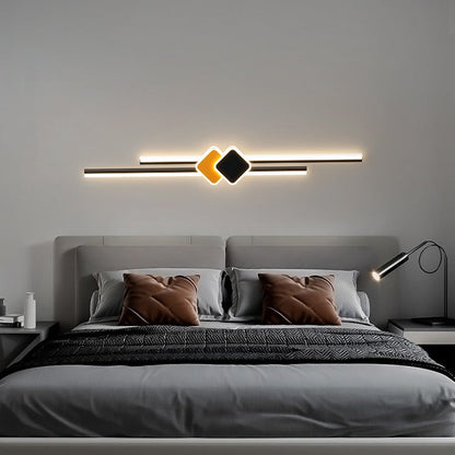 Strip Rectangle Hardware Acrylic LED Wall Sconce Lamp