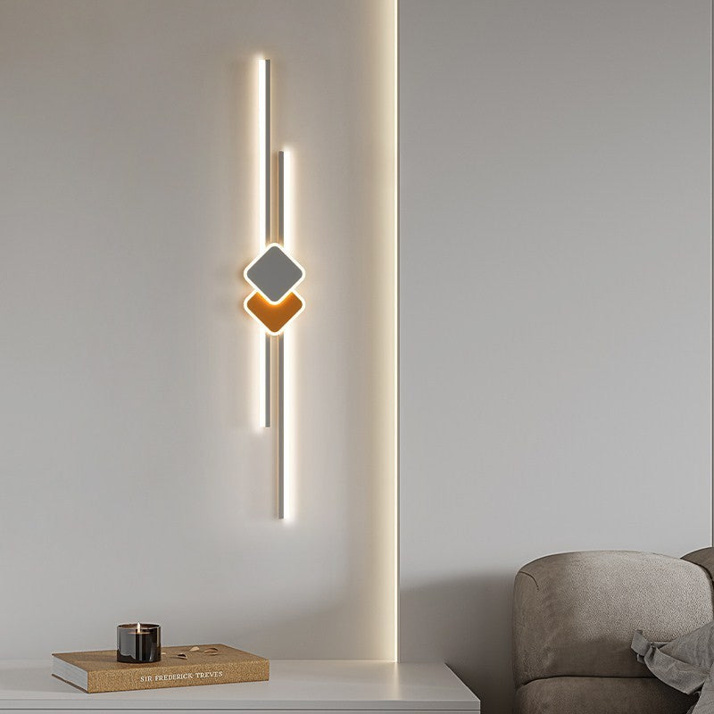 Strip Rectangle Hardware Acrylic LED Wall Sconce Lamp