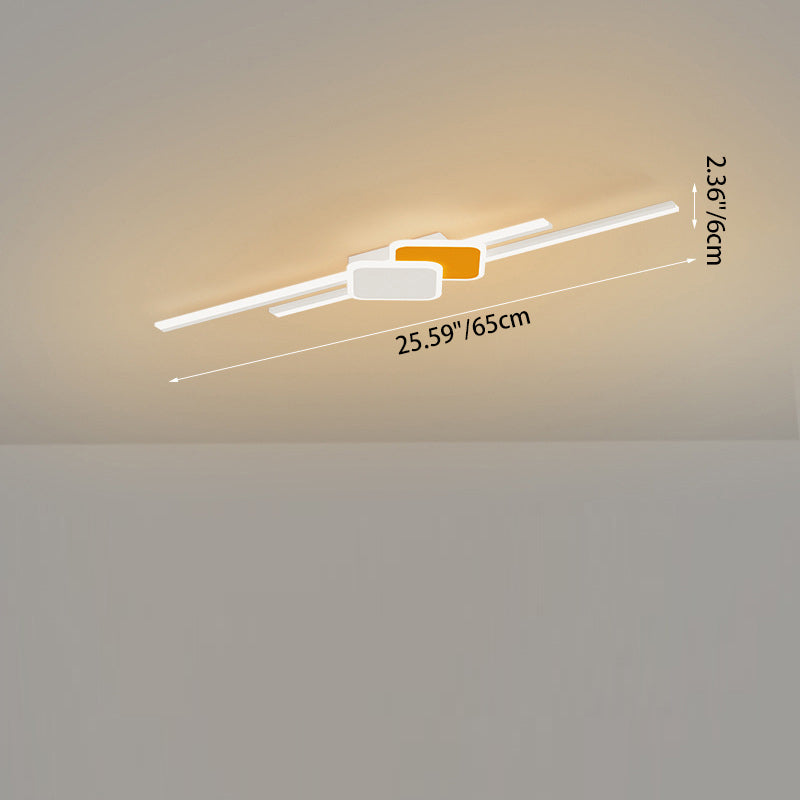 Strip Rectangle Hardware Acrylic LED Wall Sconce Lamp