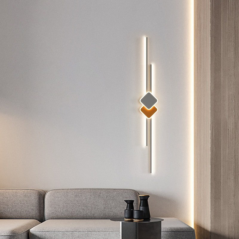 Strip Rectangle Hardware Acrylic LED Wall Sconce Lamp