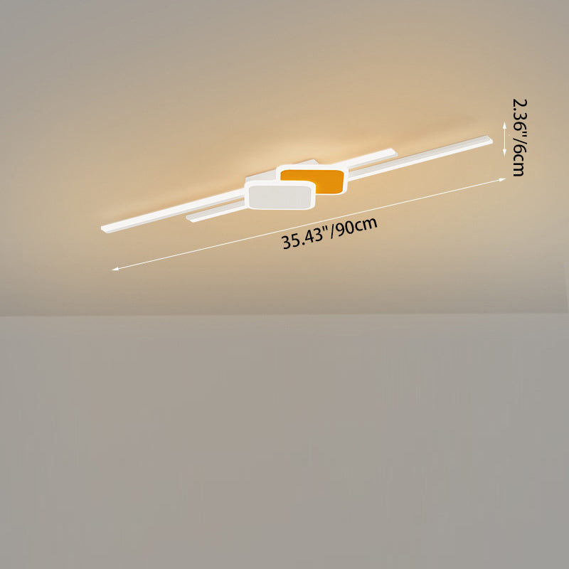 Strip Rectangle Hardware Acrylic LED Wall Sconce Lamp