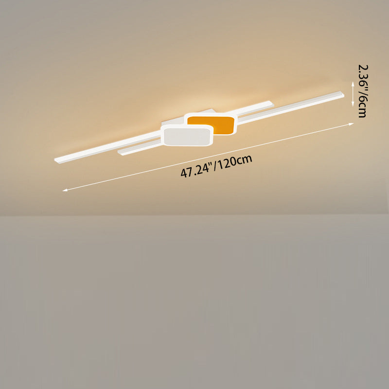 Strip Rectangle Hardware Acrylic LED Wall Sconce Lamp