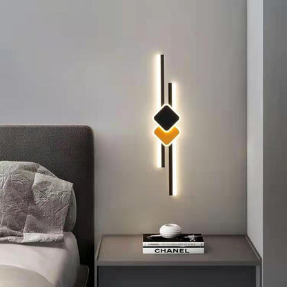 Strip Rectangle Hardware Acrylic LED Wall Sconce Lamp