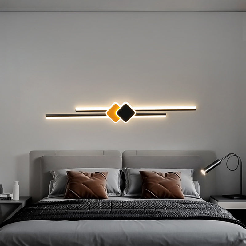 Strip Rectangle Hardware Acrylic LED Wall Sconce Lamp