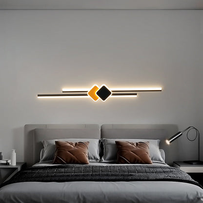 Strip Rectangle Hardware Acrylic LED Wall Sconce Lamp