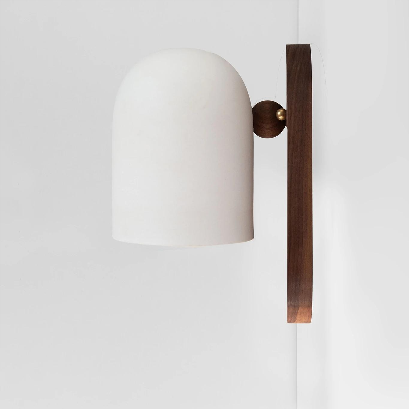 Japanese Rotatable Cylinder Wood 1-Light Wall Sconce Lamp