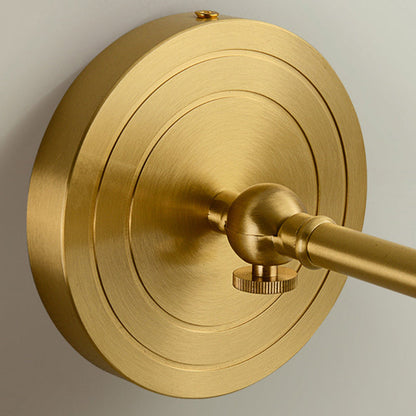 Long Cylinder Brass 2-Light Vanity Light Wall Sconce Lamp