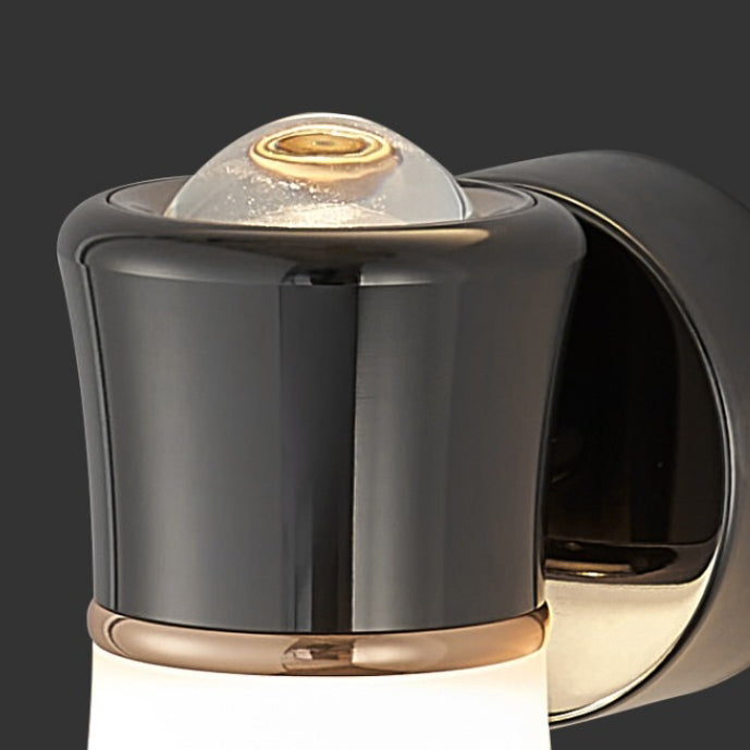 Cylindrical Aluminum Iron Acrylic Lens LED Wall Sconce Lamp