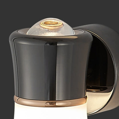 Cylindrical Aluminum Iron Acrylic Lens LED Wall Sconce Lamp