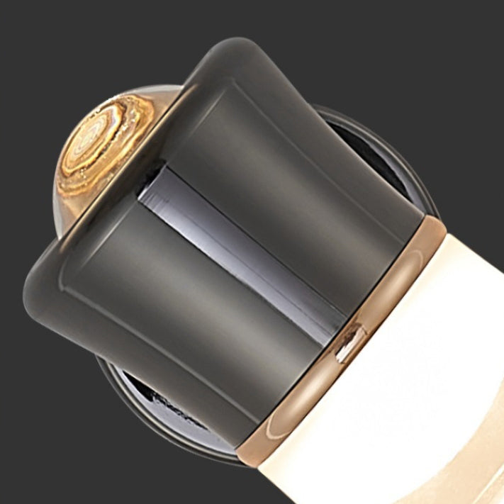 Cylindrical Aluminum Iron Acrylic Lens LED Wall Sconce Lamp