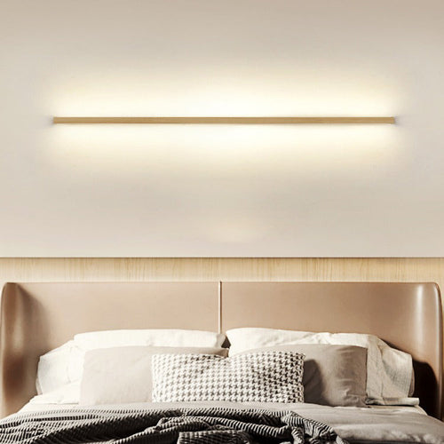 Japanese Solid Wood Strip LED Wall Sconce Lamp