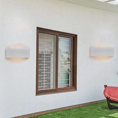 Modern Minimalist Rectangle Aluminum LED Wall Sconce Lamp