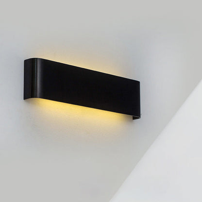 Modern Minimalist Rectangle Aluminum LED Wall Sconce Lamp