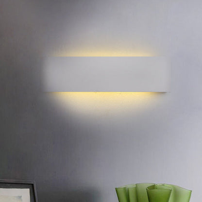 Modern Minimalist Rectangle Aluminum LED Wall Sconce Lamp