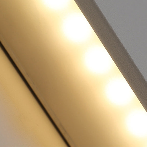 Modern Minimalist Rectangle Aluminum LED Wall Sconce Lamp